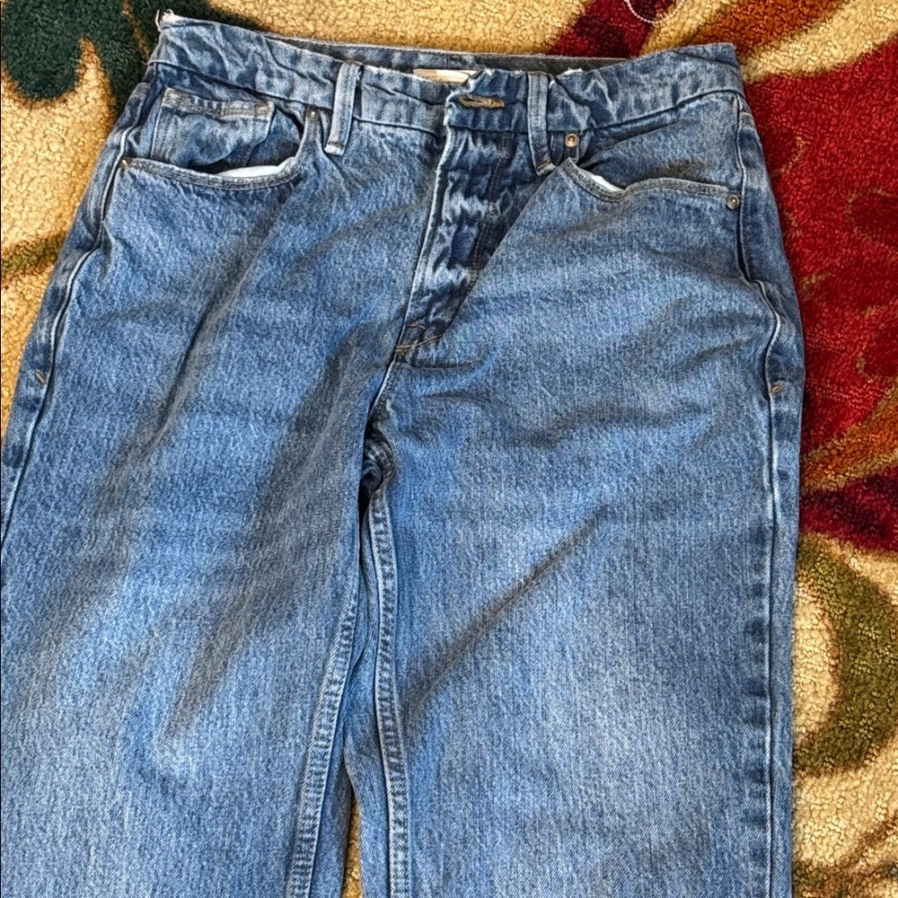 GOOD AMERICAN Icon High Rise Jeans Blue952 - Picture 9 of 13